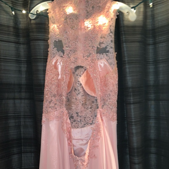 Prom/Formal Open-back Pink Dress from David’s Bridal - Picture 3 of 6